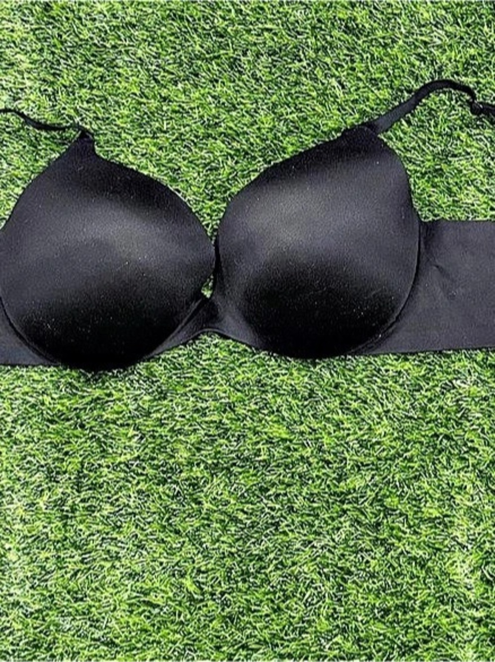 Ambrielle Everyday T-Shirt Bra Black Bra Size 38D Like New